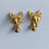 Thumbnail: Fox Mask cufflinks - Plated in 22ct yellow gold
