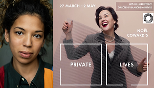 Production photo showing actor's face and details of their current appearance