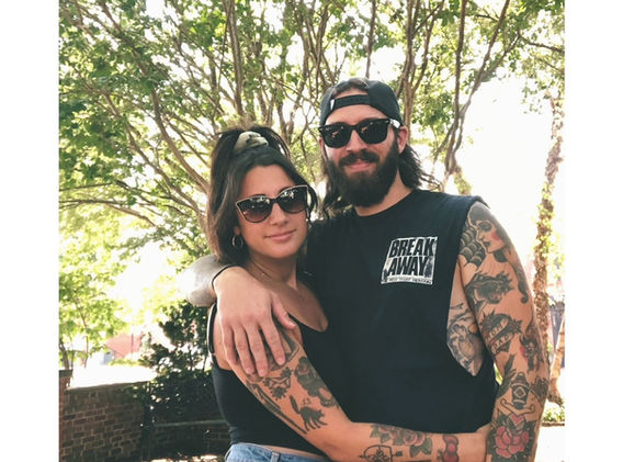 Kara with her husband