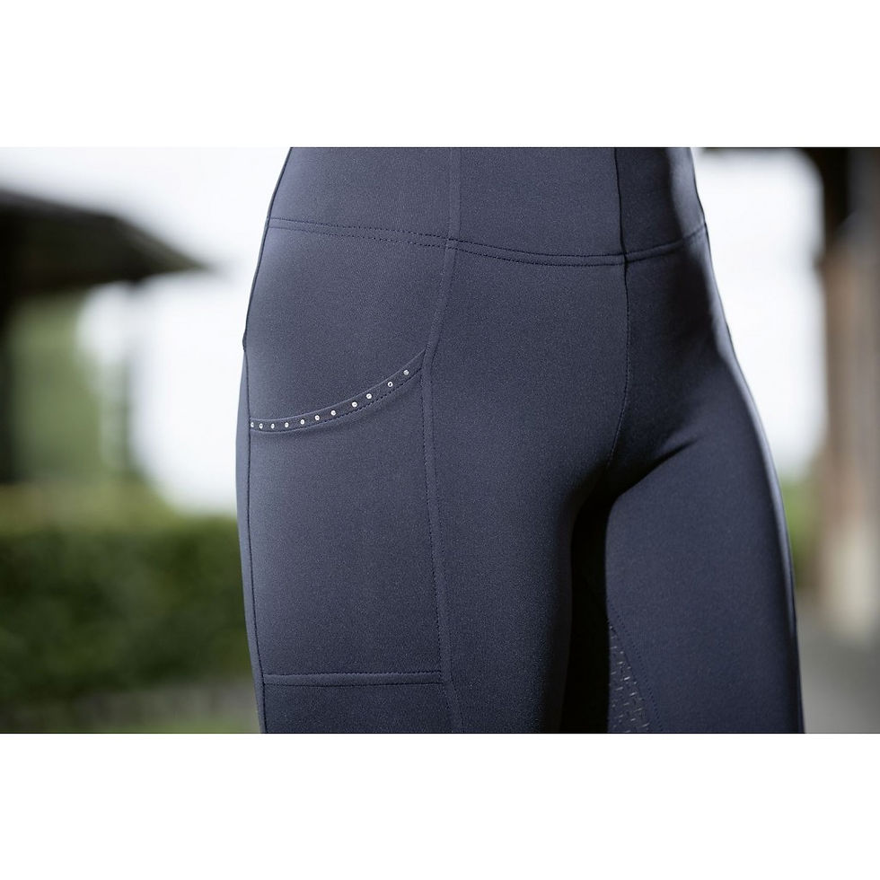 Thumbnail: Riding leggings *Della Sera* CM Style s. full seat