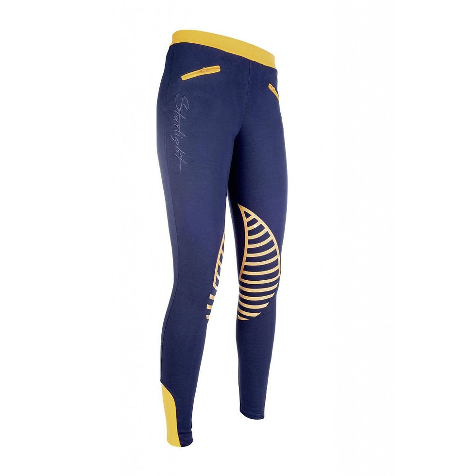 Thumbnail: Riding leggings *Starlight* CHILDREN -silicone knee patches