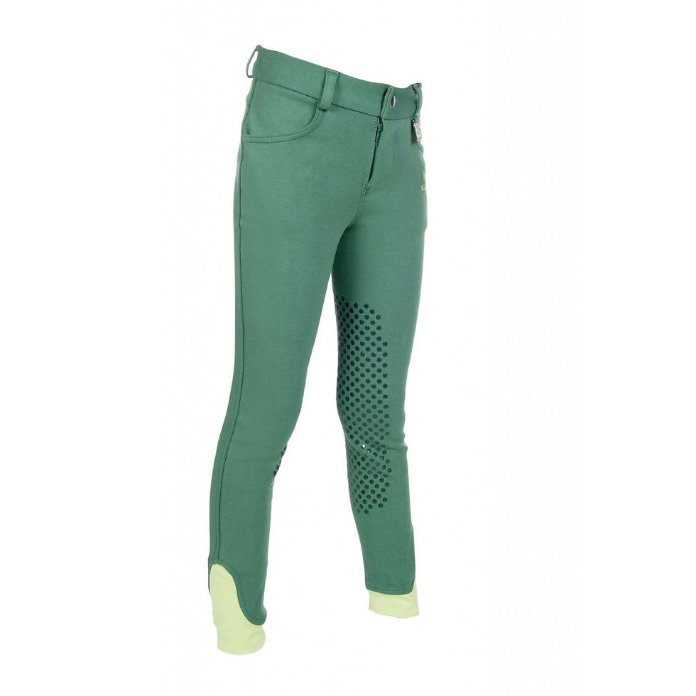 Thumbnail: Riding breeches *Kids Easy* silicone knee patch