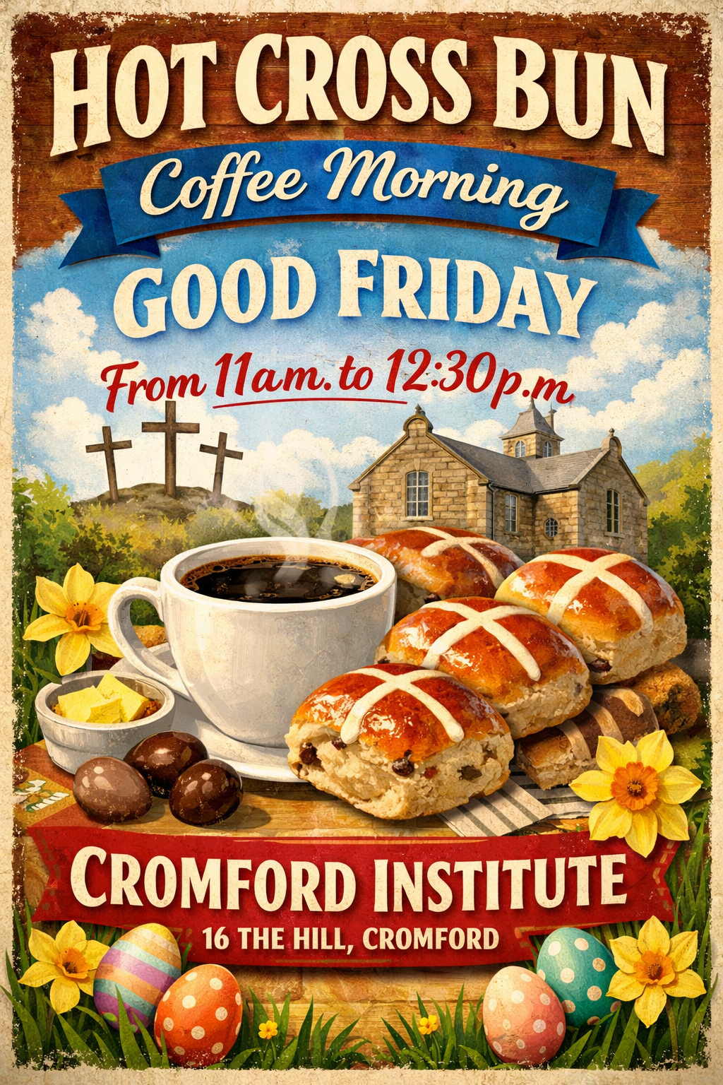 Hot Cross Bun coffee morning