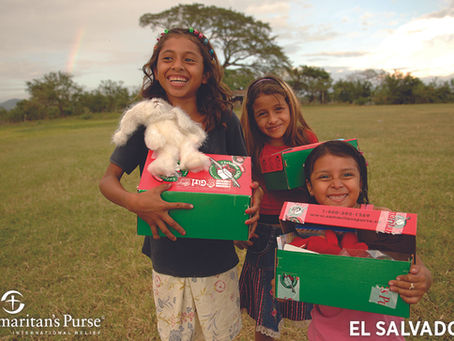 1 gift + 1 gift + 1 gift = 1 shoebox!