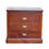 Thumbnail: Three drawer bedside table