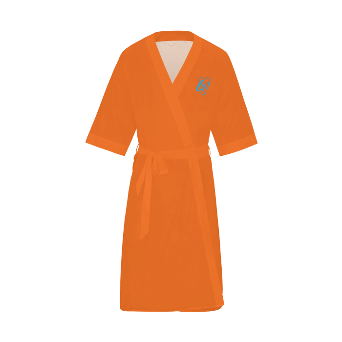 Thumbnail: Unisex Acetate V-Neck Drop Shoulder Robe
