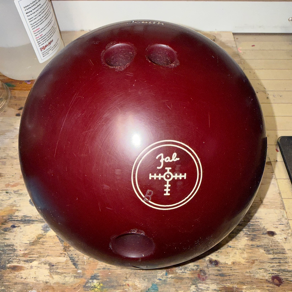 Thumbnail: 16LB Hammer Faball Burgandy