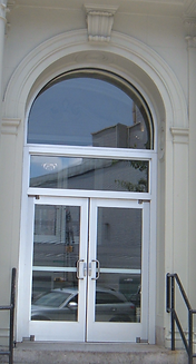 Aluminum Entrace with Round Top