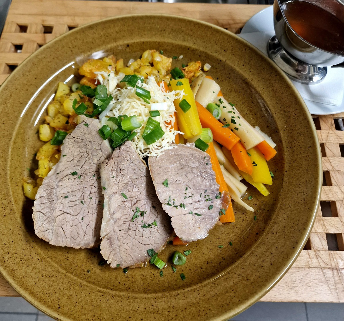 Gekochtes Rindfleisch Gekochtes Rindfleisch