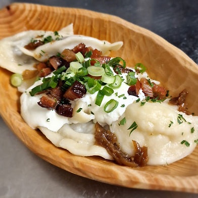 Pierogi – z Ziemniakami i Bryndza (Erdäpfel und Brimsen-Käse)