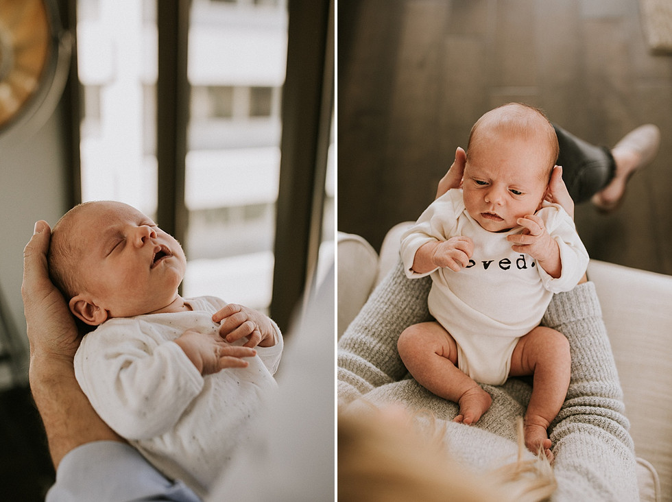 Natural newborn baby photo shoot