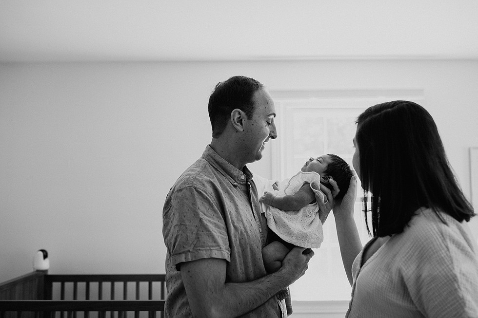 At home newborn photography Pittsburgh