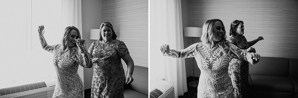 Bride getting ready to wedding in Pittsburgh