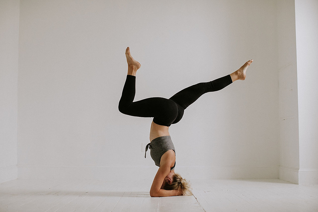 Pittsburgh studio portrait yoga photography