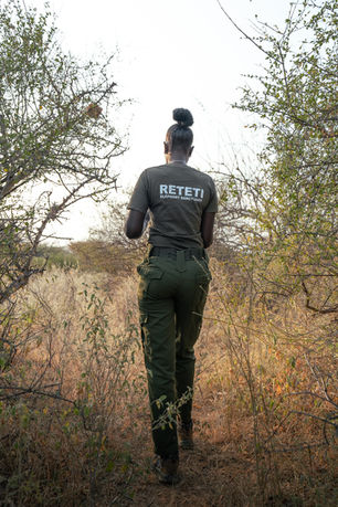 Following the orphans on their daily walk 