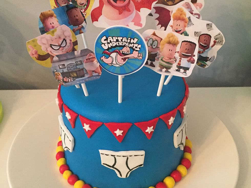 Captain Underpants Cake
