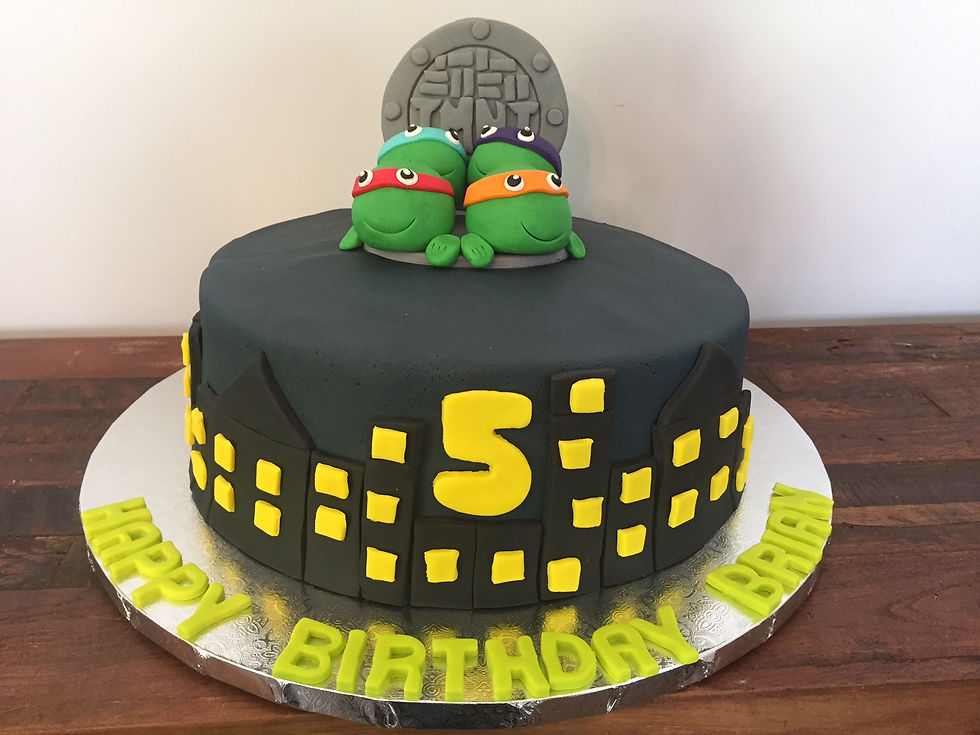 Teenage Mutant Ninja Turtle Cake