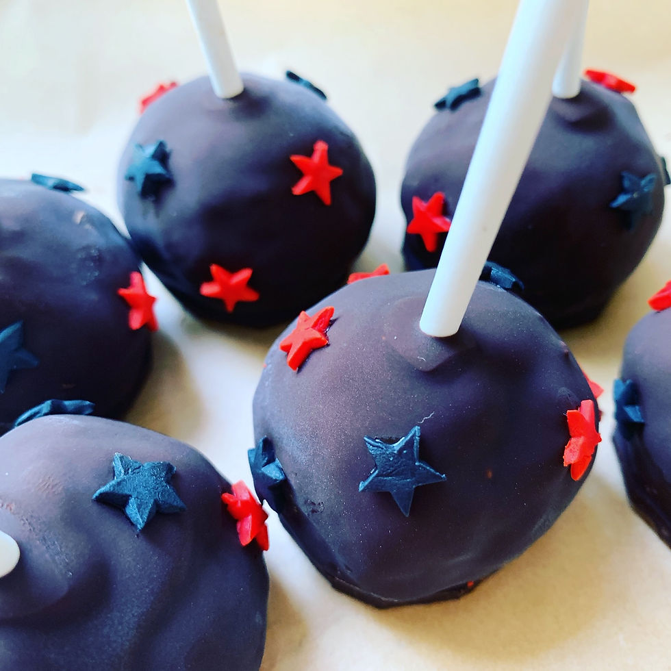 Graduation cake pops