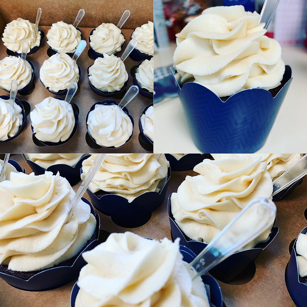 Birthday cake cups