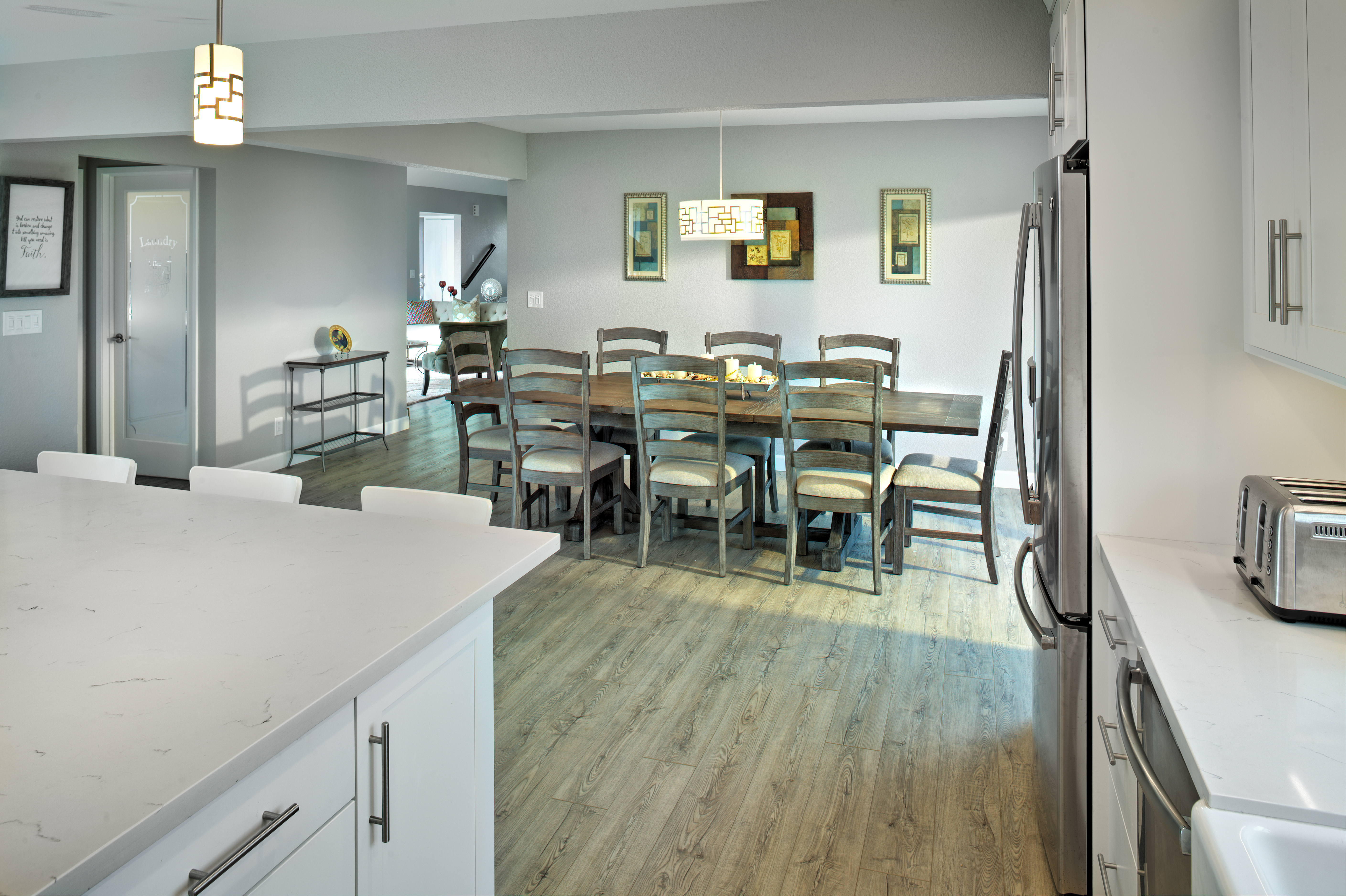 After from kitchen.