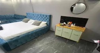 חדרים לפי שעה עפולה הסוויטה הכחולה , סוויטות בעפולה לפי שעה עם ג'קוזי