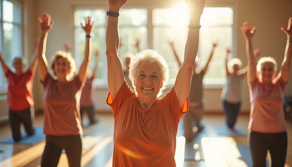 Senior Fitness Classes: Stay Active with Golden Gals!