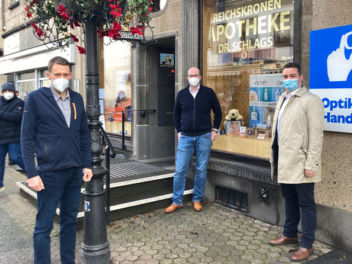 Austausch mit Dr. Wolfgang Schlags — Innenstadtförderung und Gesundheitspolitik waren Hauptthemen