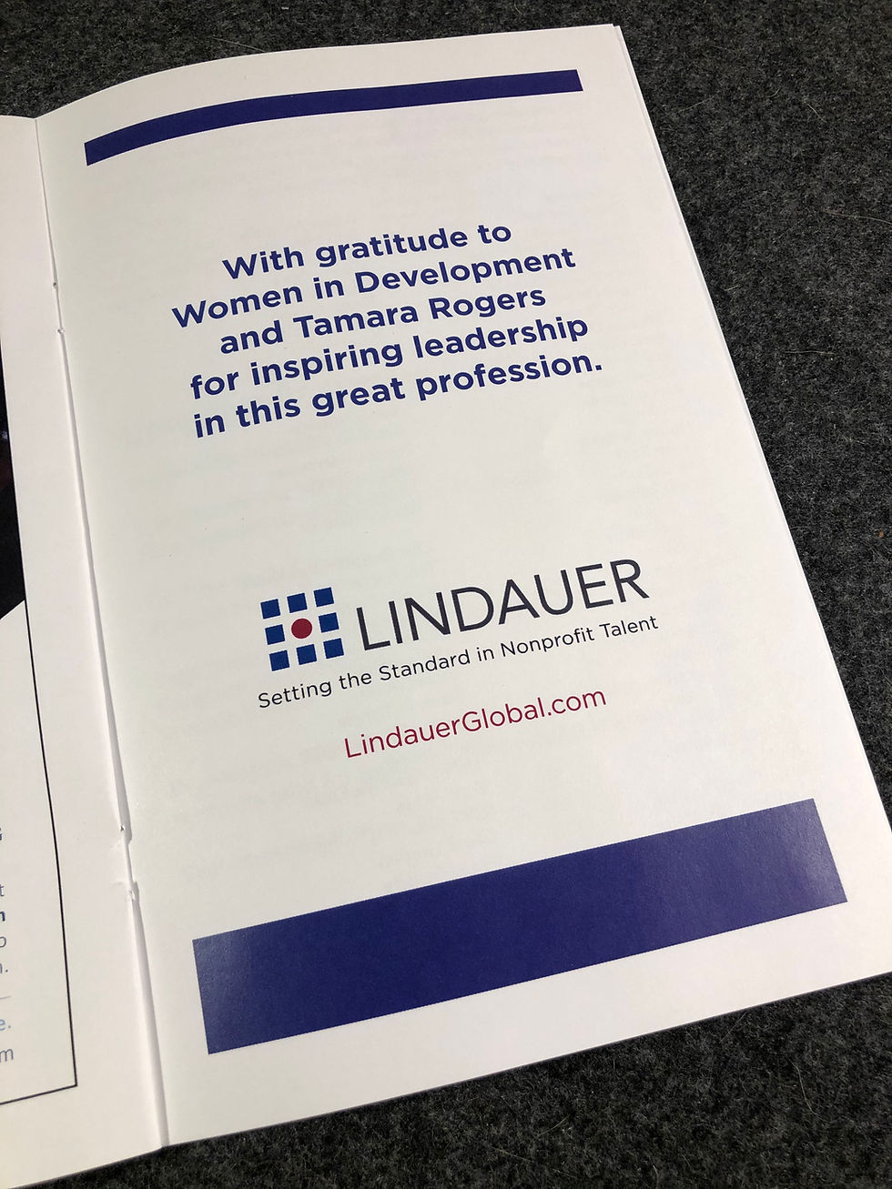 Lindauer thank you message