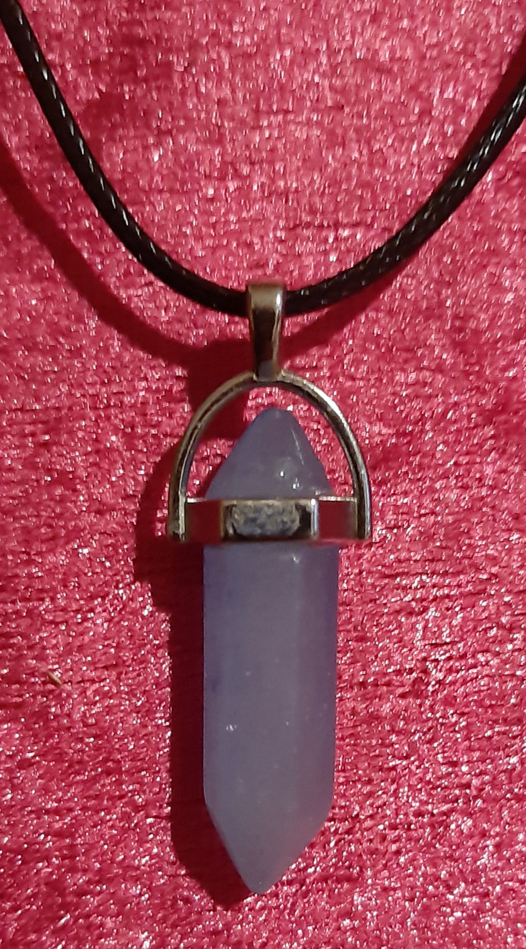 Aquamarine Crystal Necklace