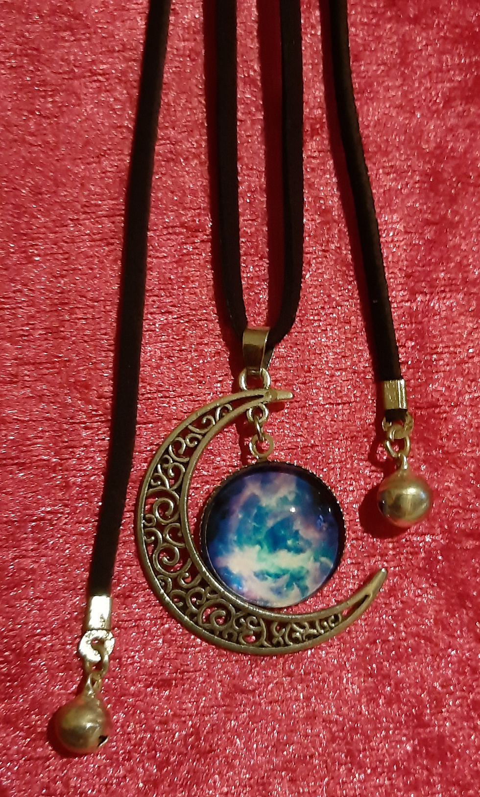 Moon & Planets Long Necklace