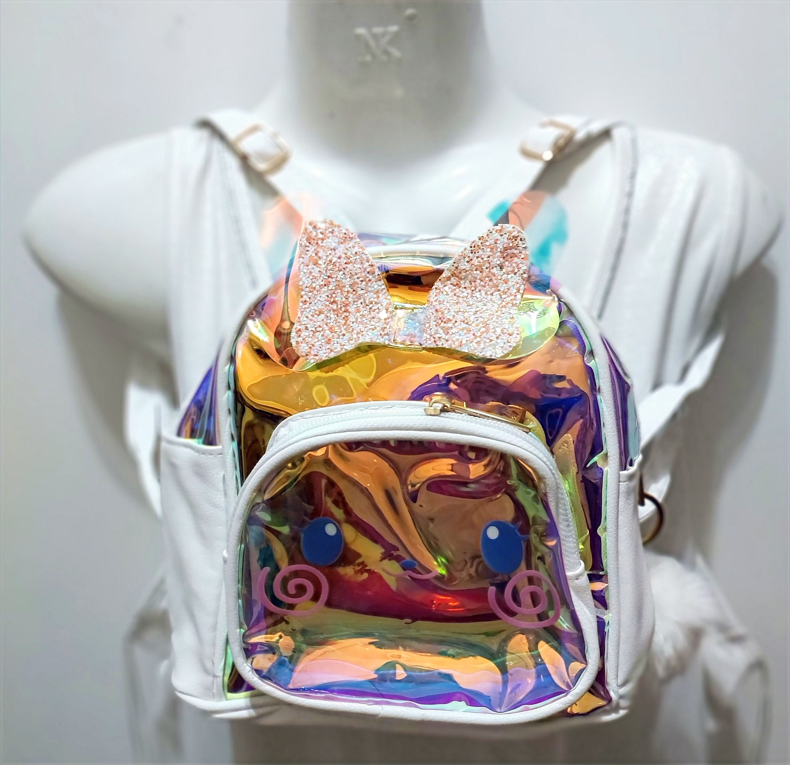 Cute kids white back sack