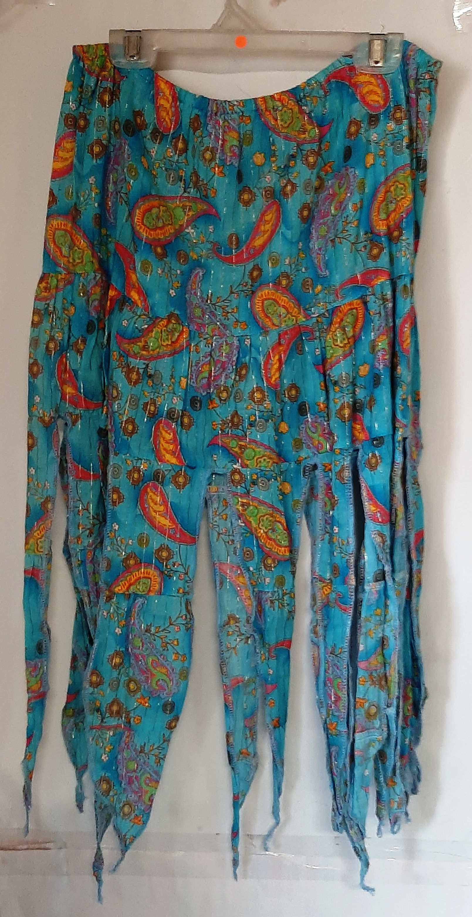 Gorgeous Blue Paisley Pixie Skirt