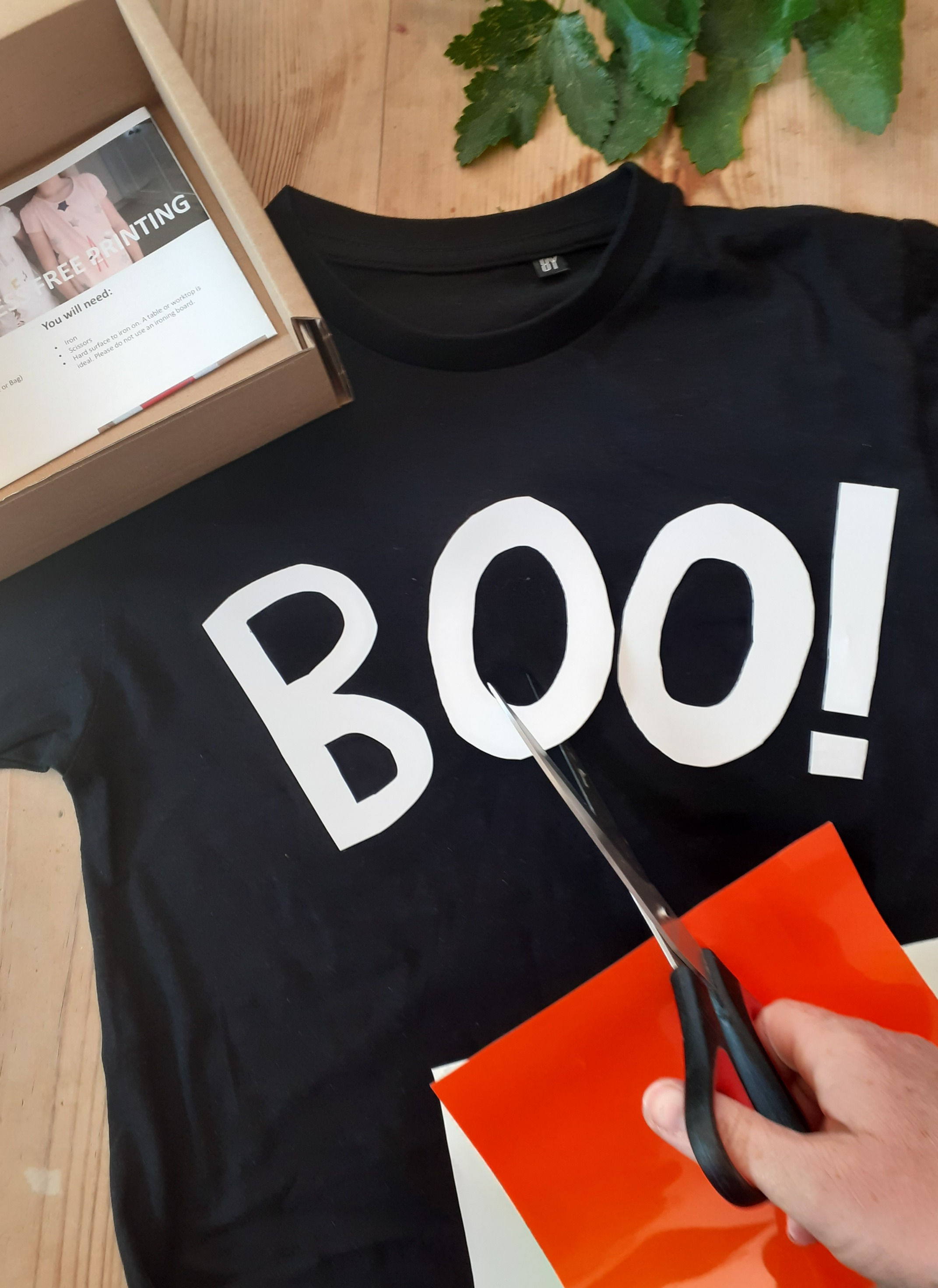 Halloween T Shirt Mess Free DIY Printing Kit