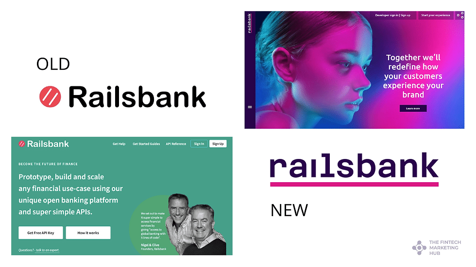 Railsbank - OLD vs NEW Brand