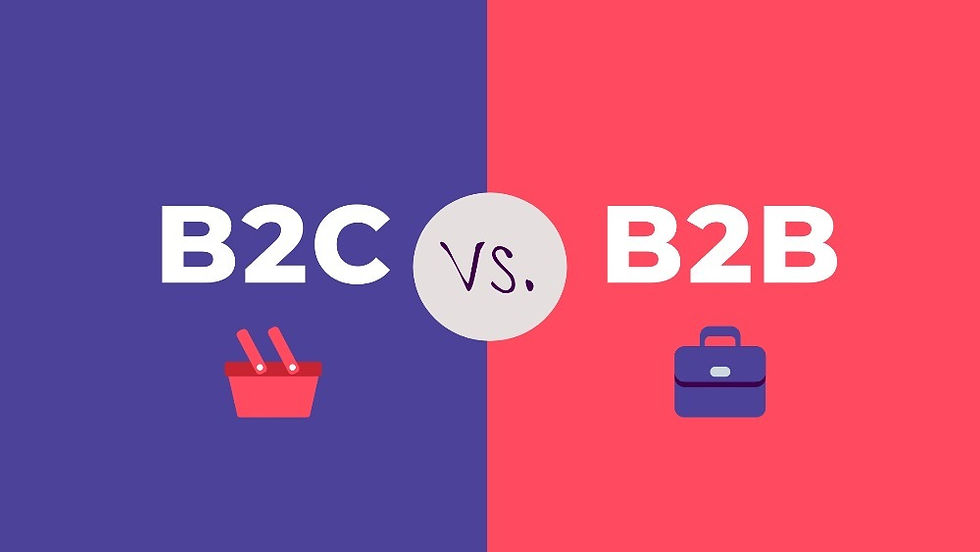 B2C Vs B2B fintech marketing