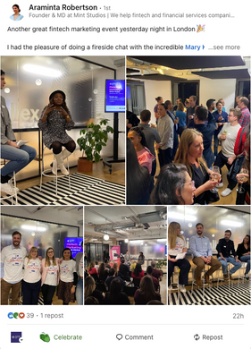Araminta Event Feedback
