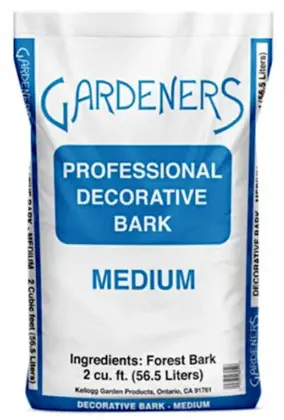 Gardeners Medium Bark Mulch (2 CF Bag)