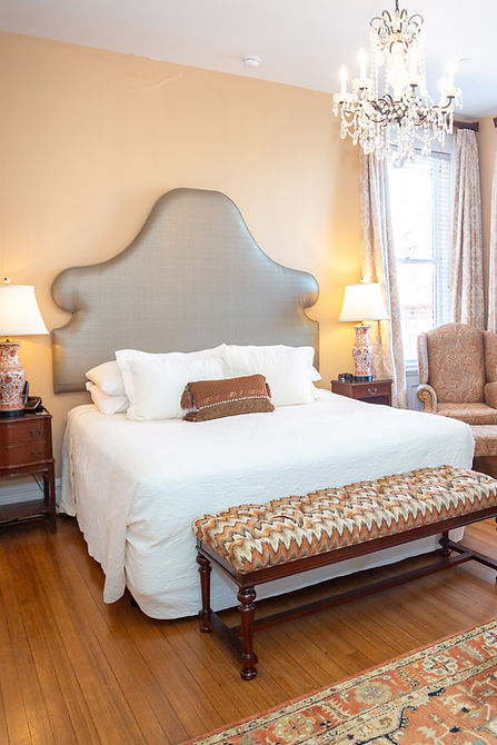 A guest room at The Kehoe House
