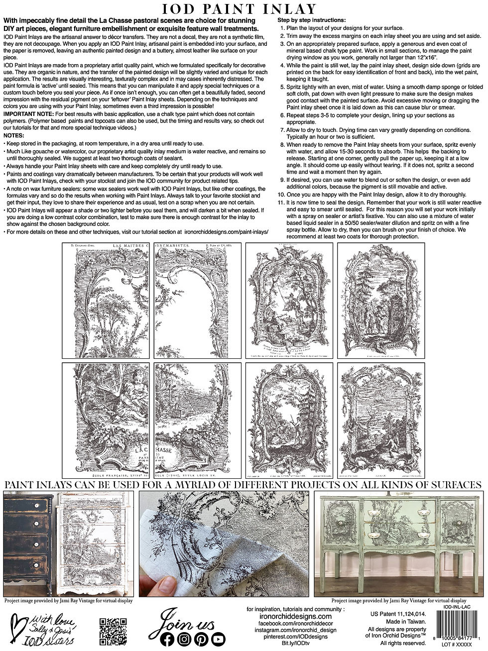 LaChasse - IOD Paint Inlay