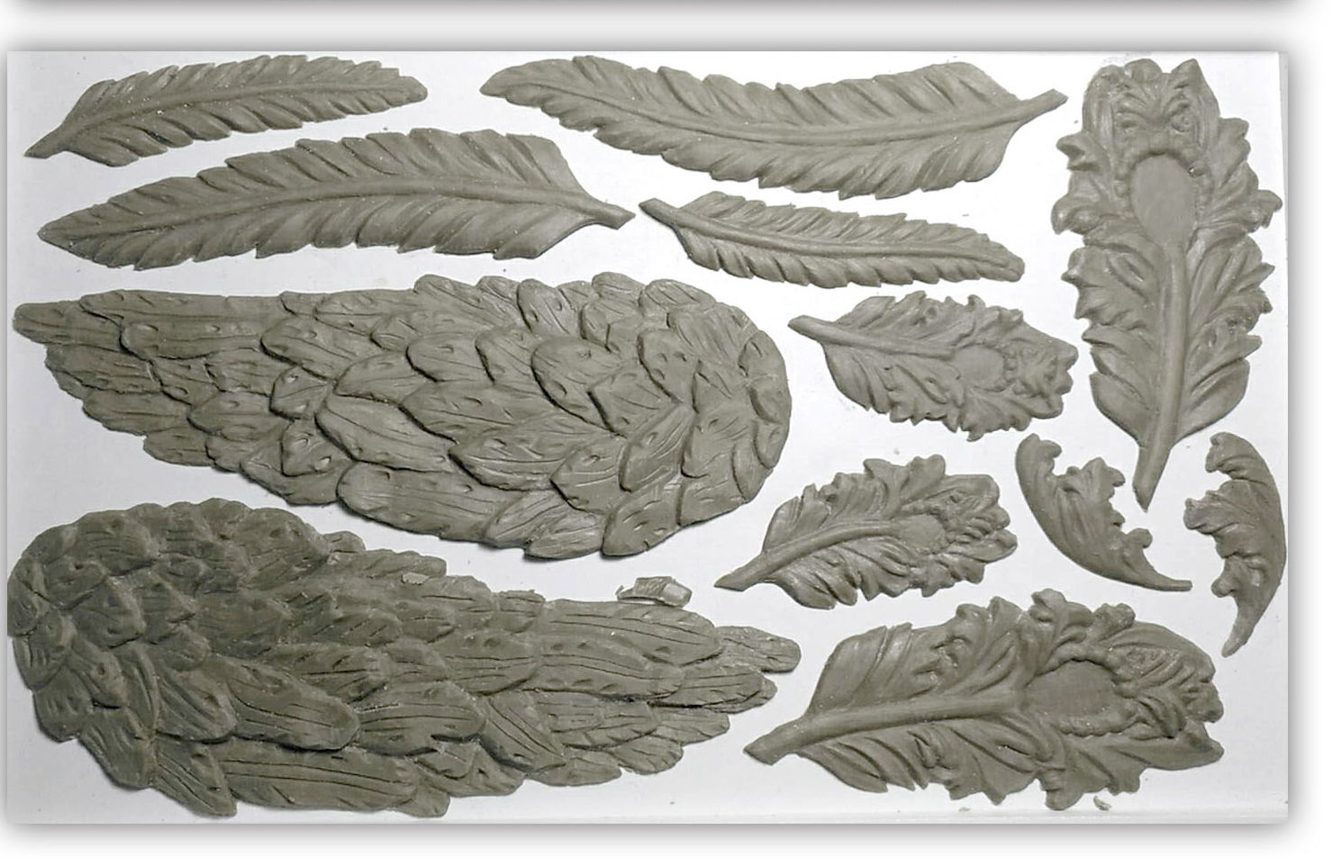 Wings and Feathers Decor Moulds (6x10)