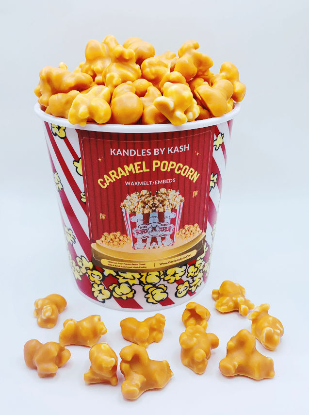 Caramel Popcorn Waxmelt/Embeds | Movie Night | Highly Fragrant | Best Seller 