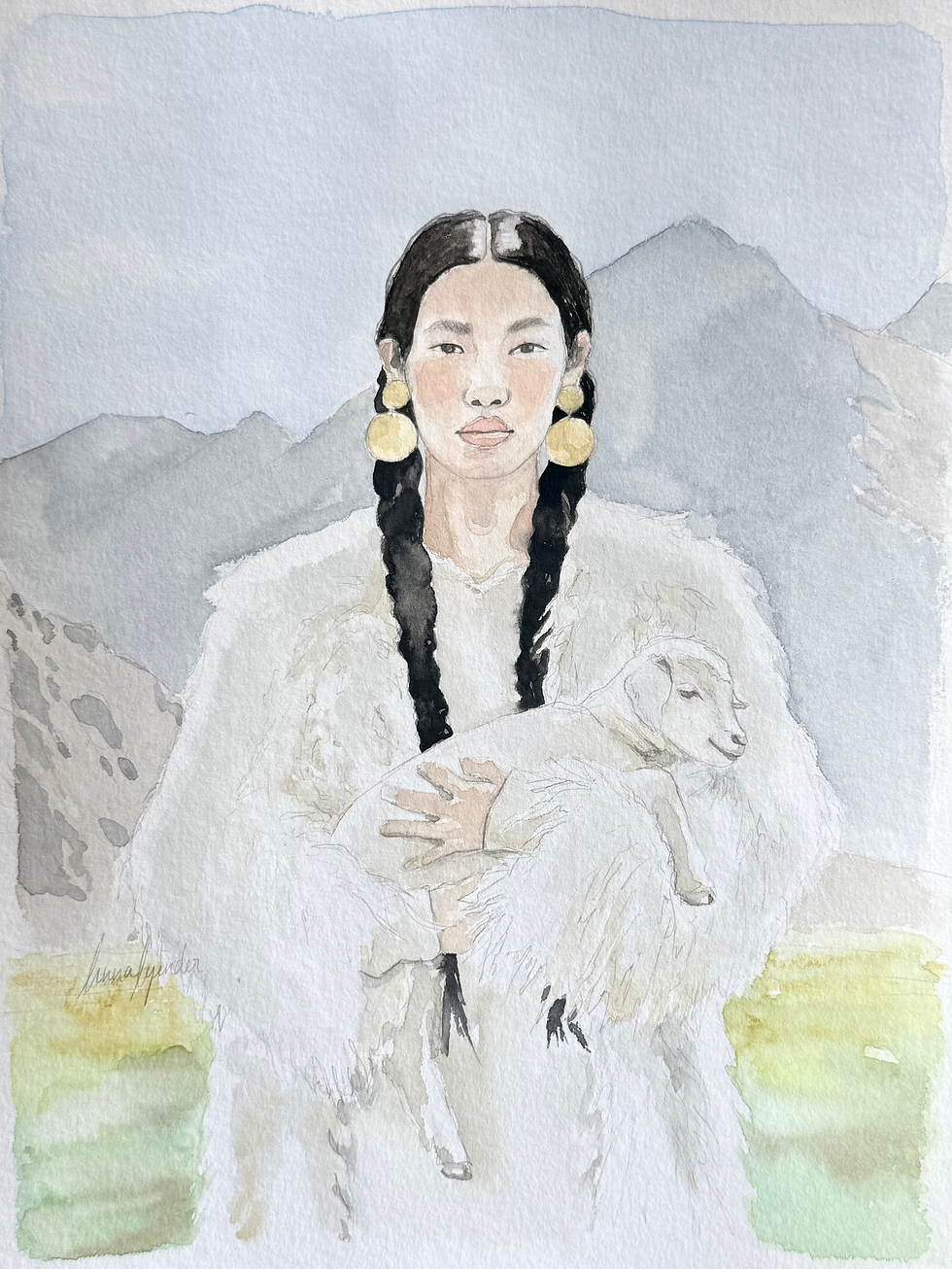 Thumbnail: "Winona" Aquarell