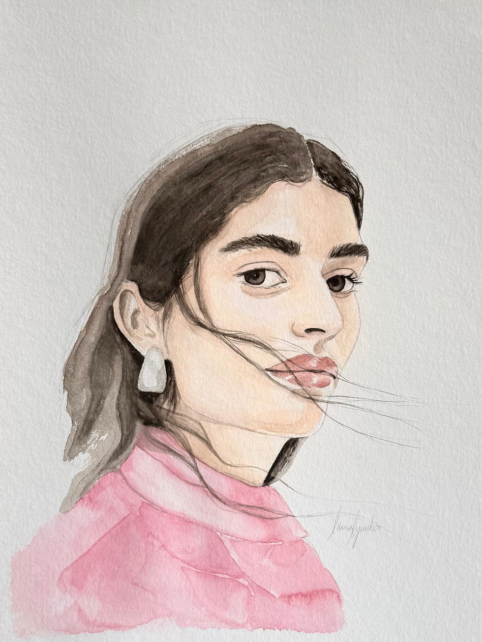 Miniaturbild: "Camila" Aquarell