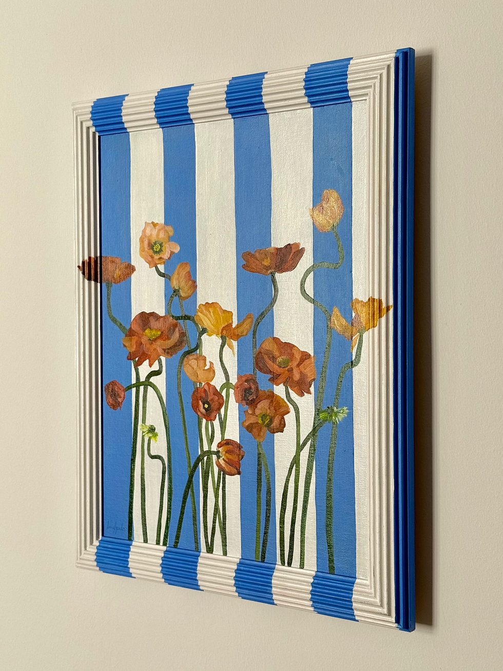 Miniaturbild: "blue, white & poppies"
