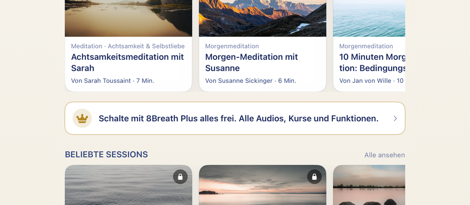 8Breath im Check: Atem-App mit deutschen Stimmen statt US-Import