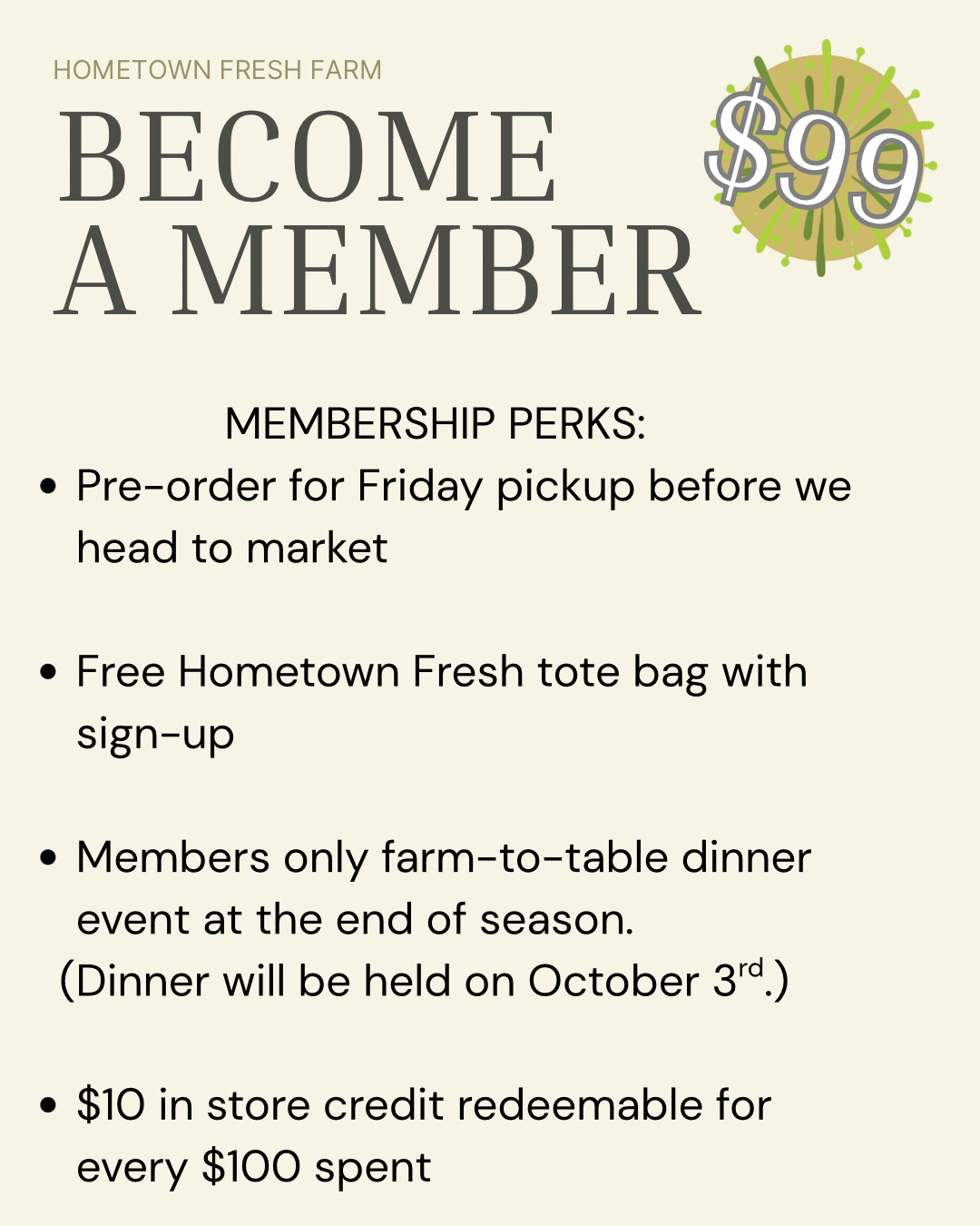 Farm Membership