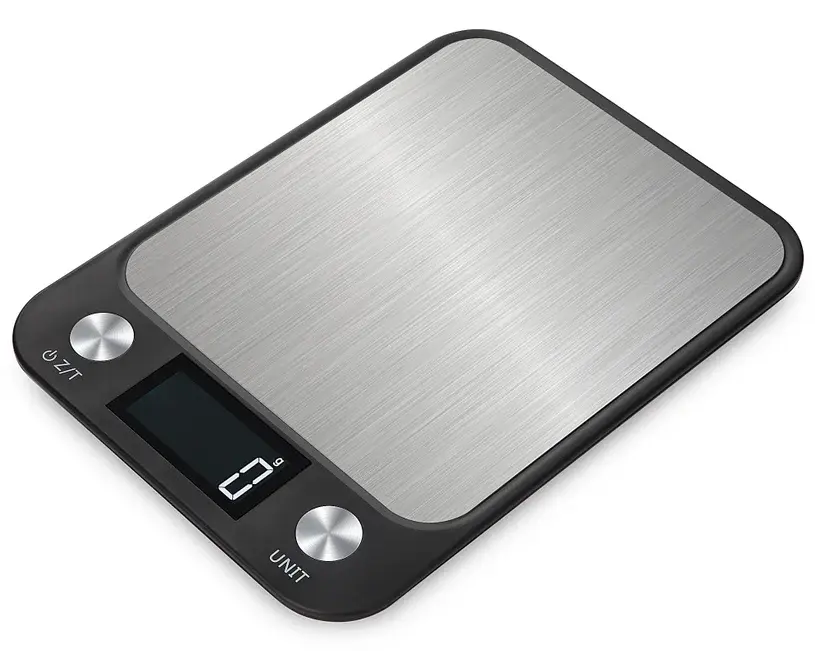 Thumbnail: Digital Kitchen Scale 15kg/1g, Waterproof Stainless Steel Food Scale