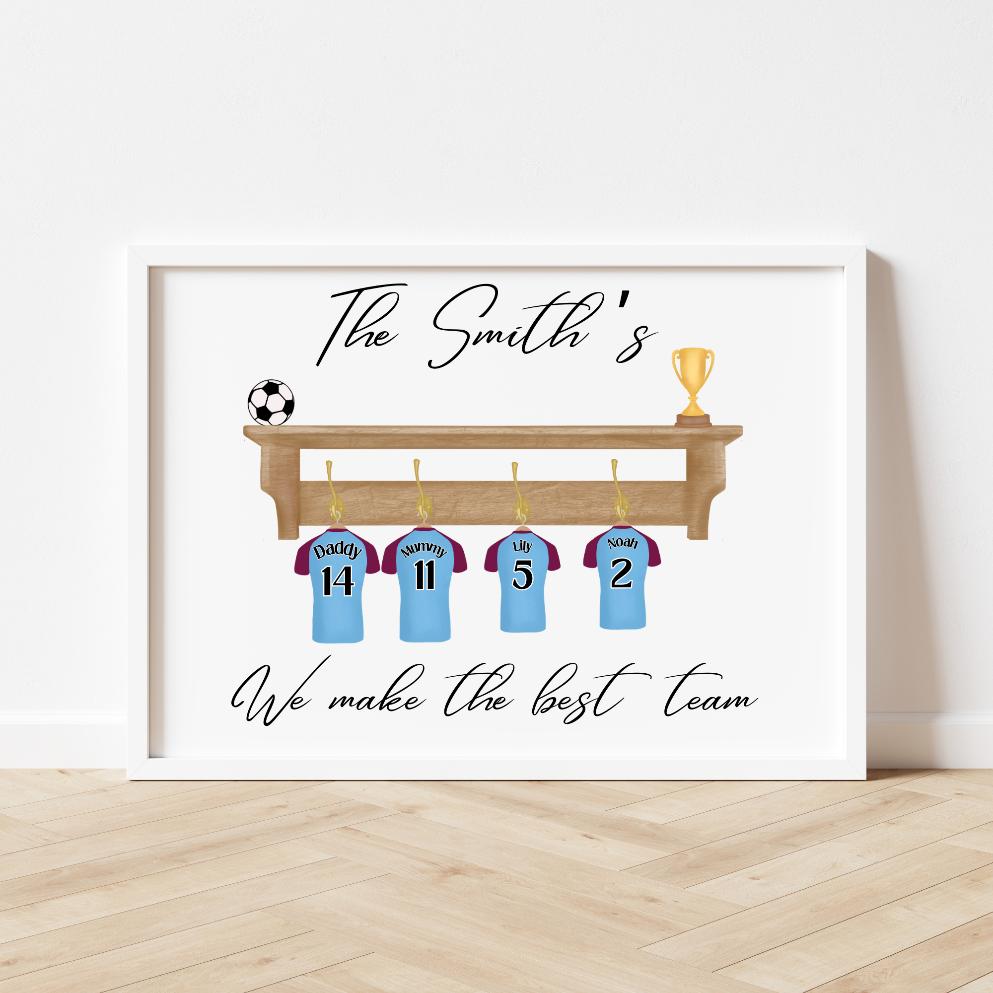 Football Shirt Personalised Print