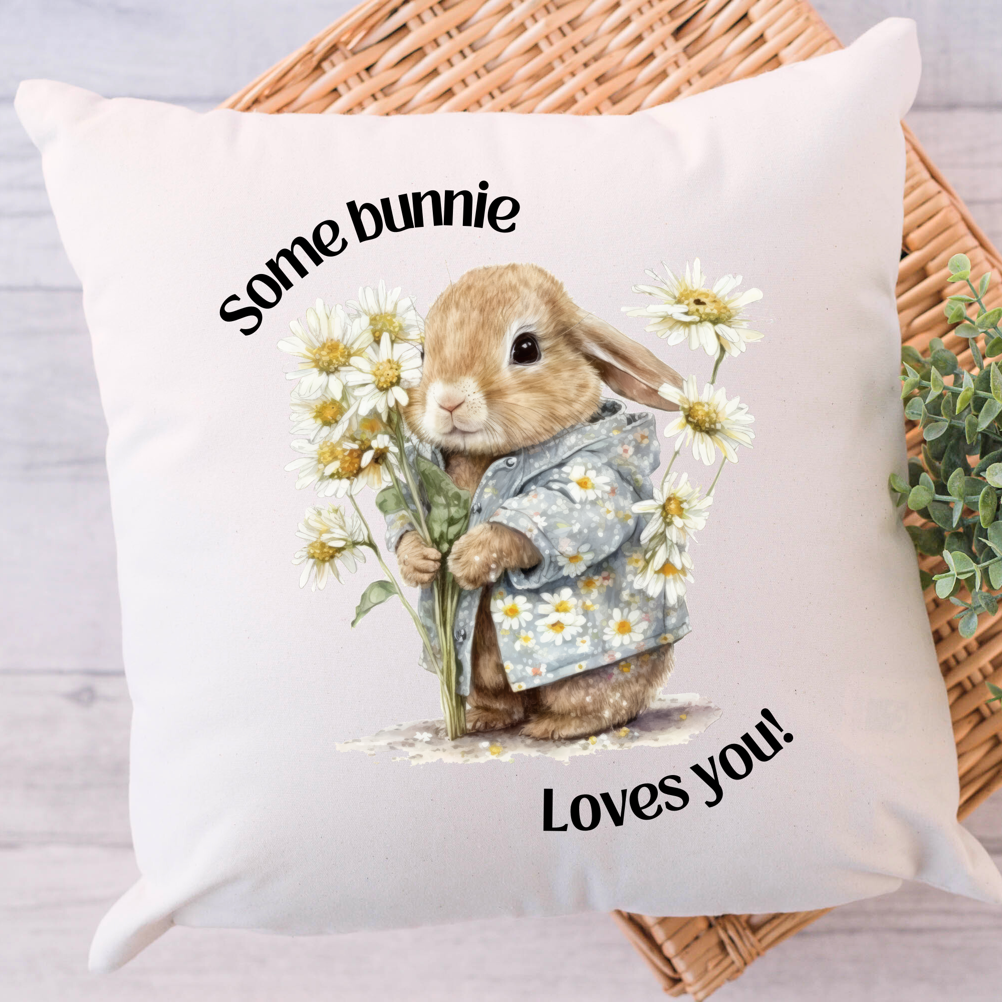 Some Bunnie Loves You Cushion