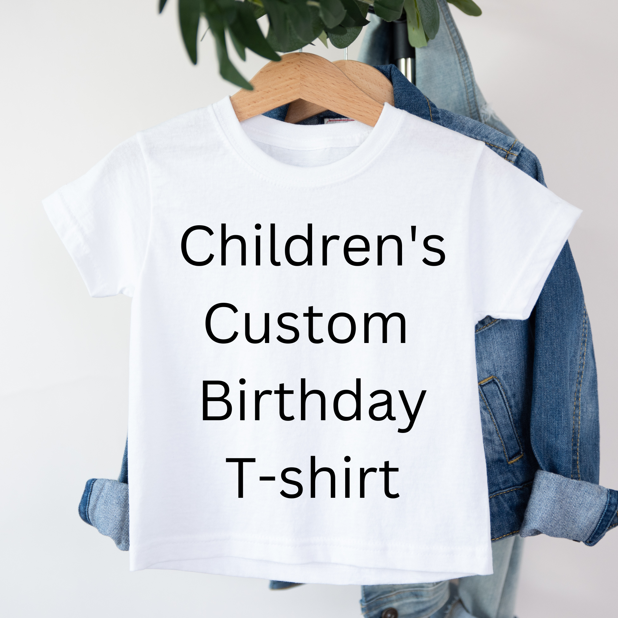 Children's Custom Birthday T-shirt